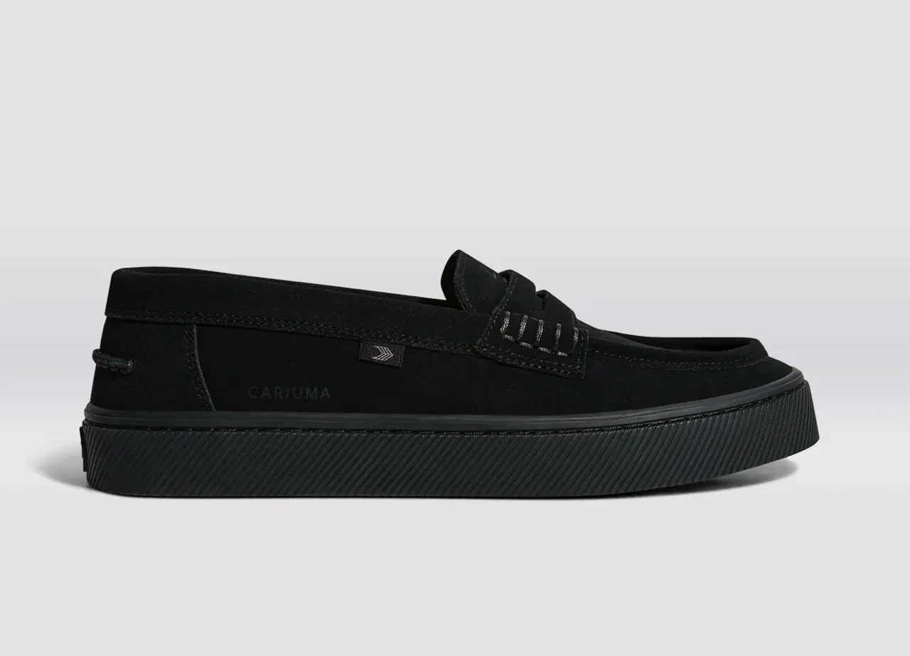 CAJU All Black Suede Loafer - Image 4