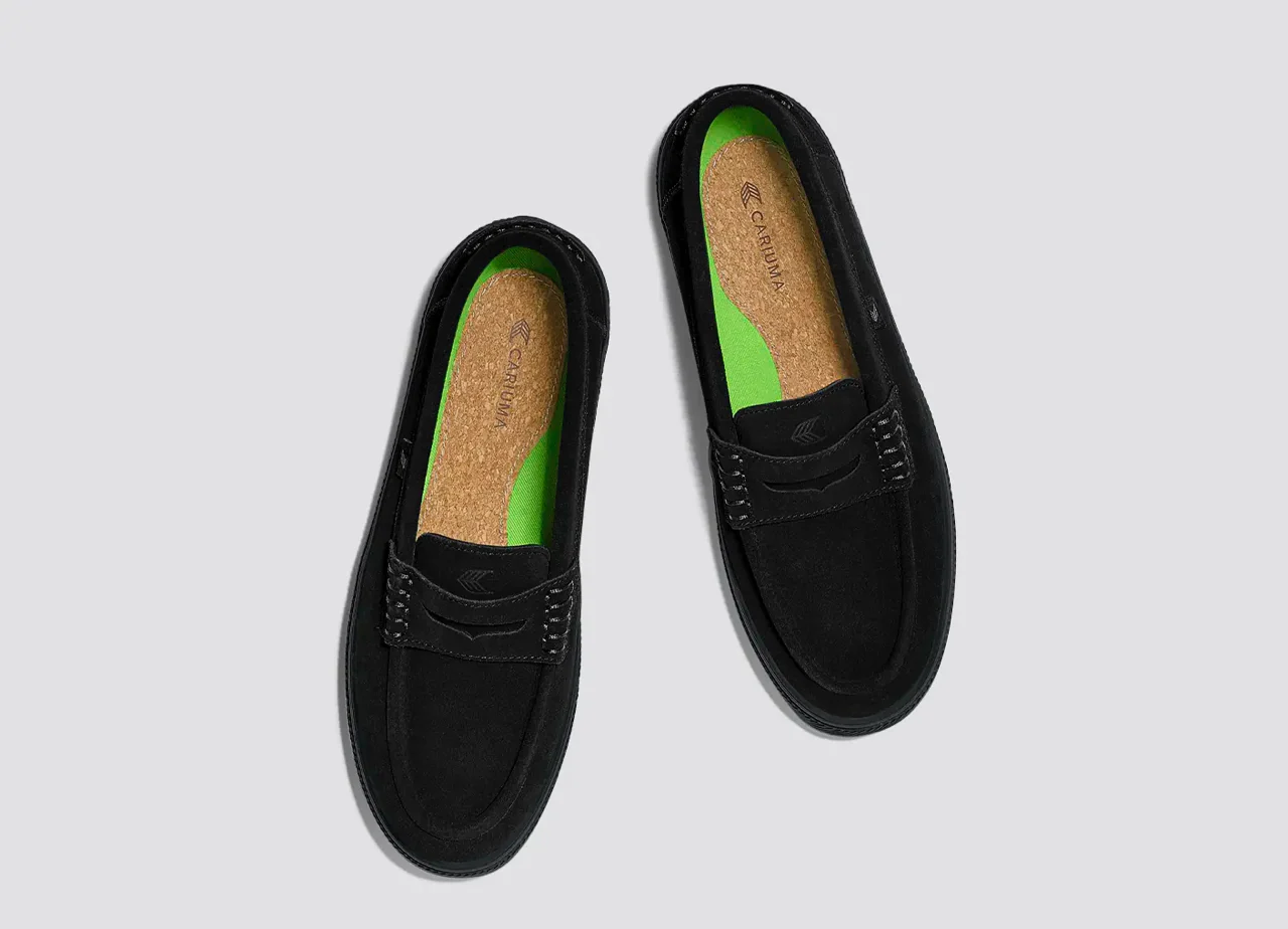 CAJU All Black Suede Loafer - Image 9