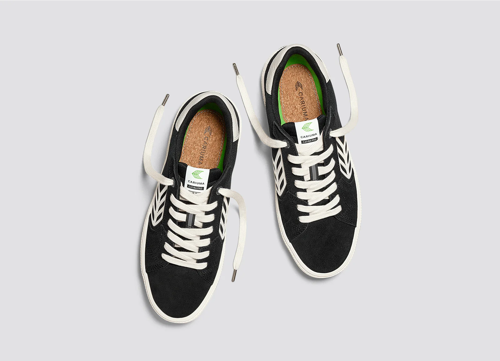 CATIBA PRO 2.0 Black Suede and Cordura Ivory Logo Sneaker - Image 9