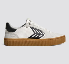 CATIBA PRO 2.0 Gum Off-White Smoke Suede and Black Logo Sneaker - Image 11