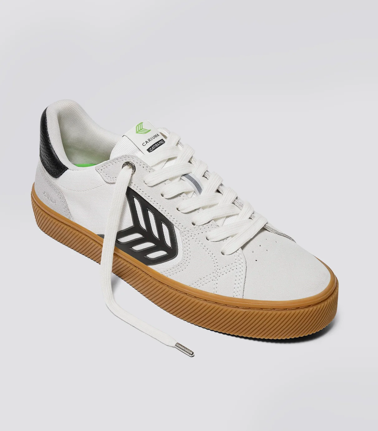 CATIBA PRO 2.0 Gum Off-White Smoke Suede and Black Logo Sneaker - Image 3