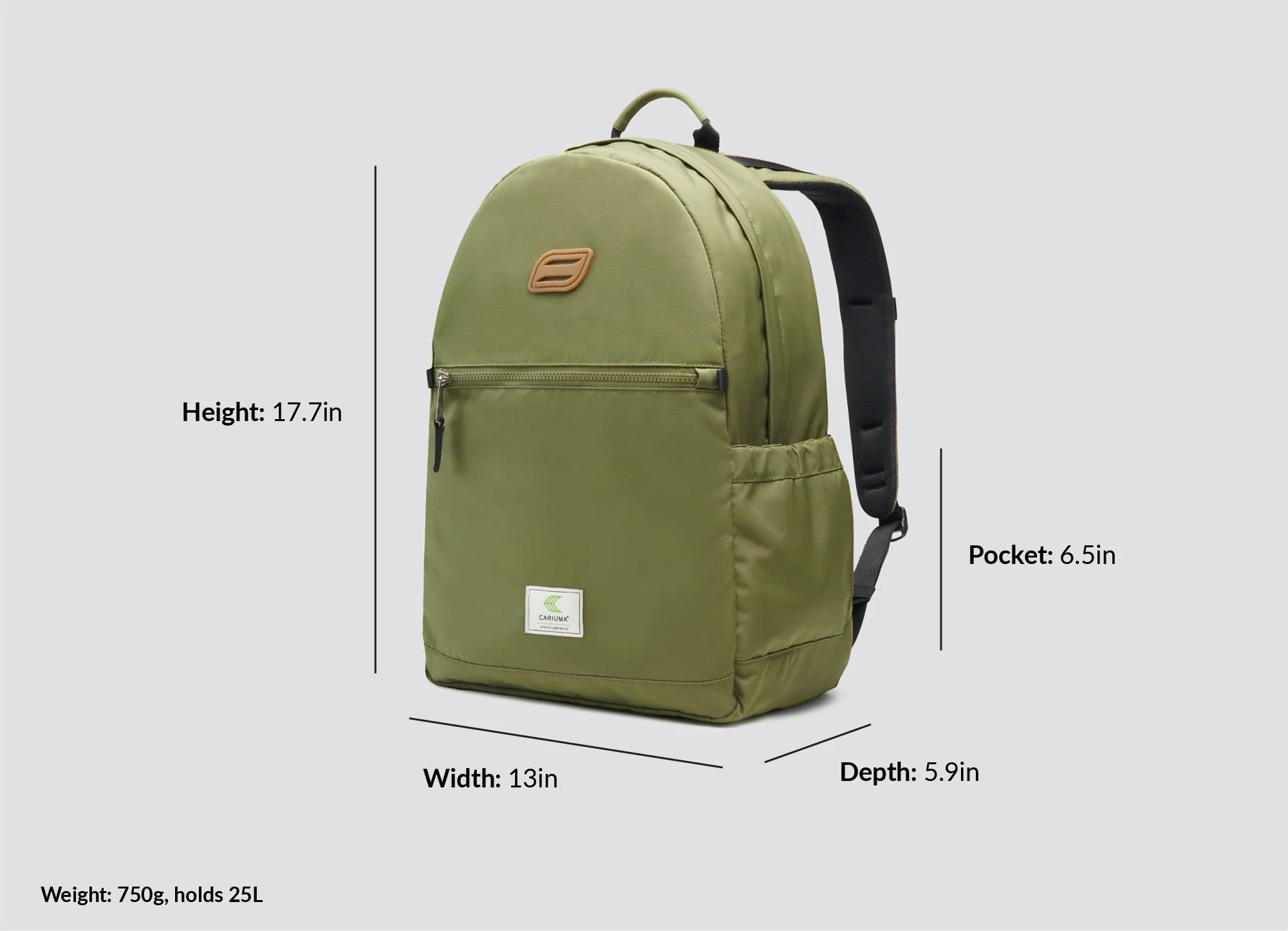 JJ Backpack Military Green - Image 10