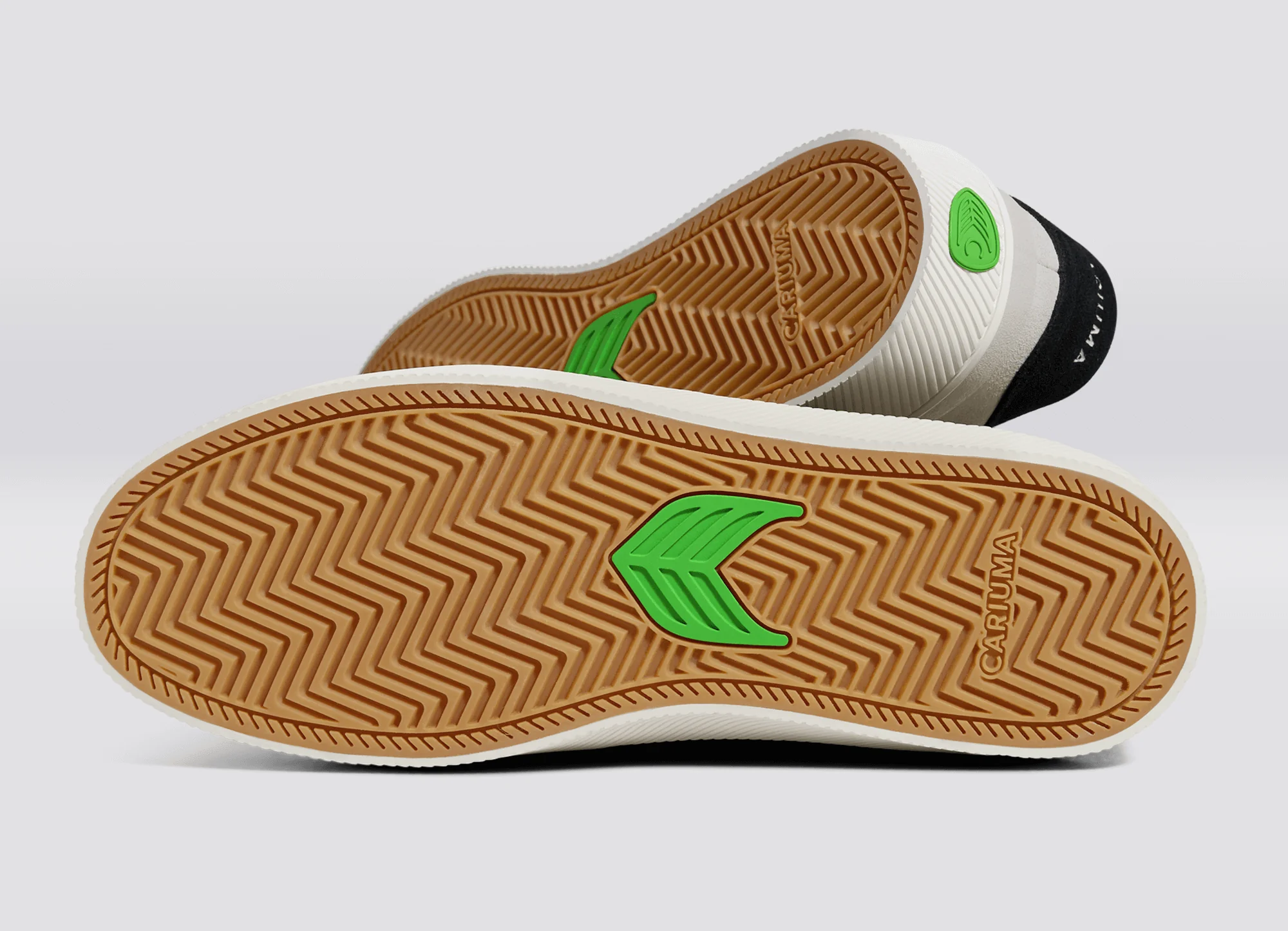 LUAN PRO Smoke White Suede Black Logo Sneaker - Image 7