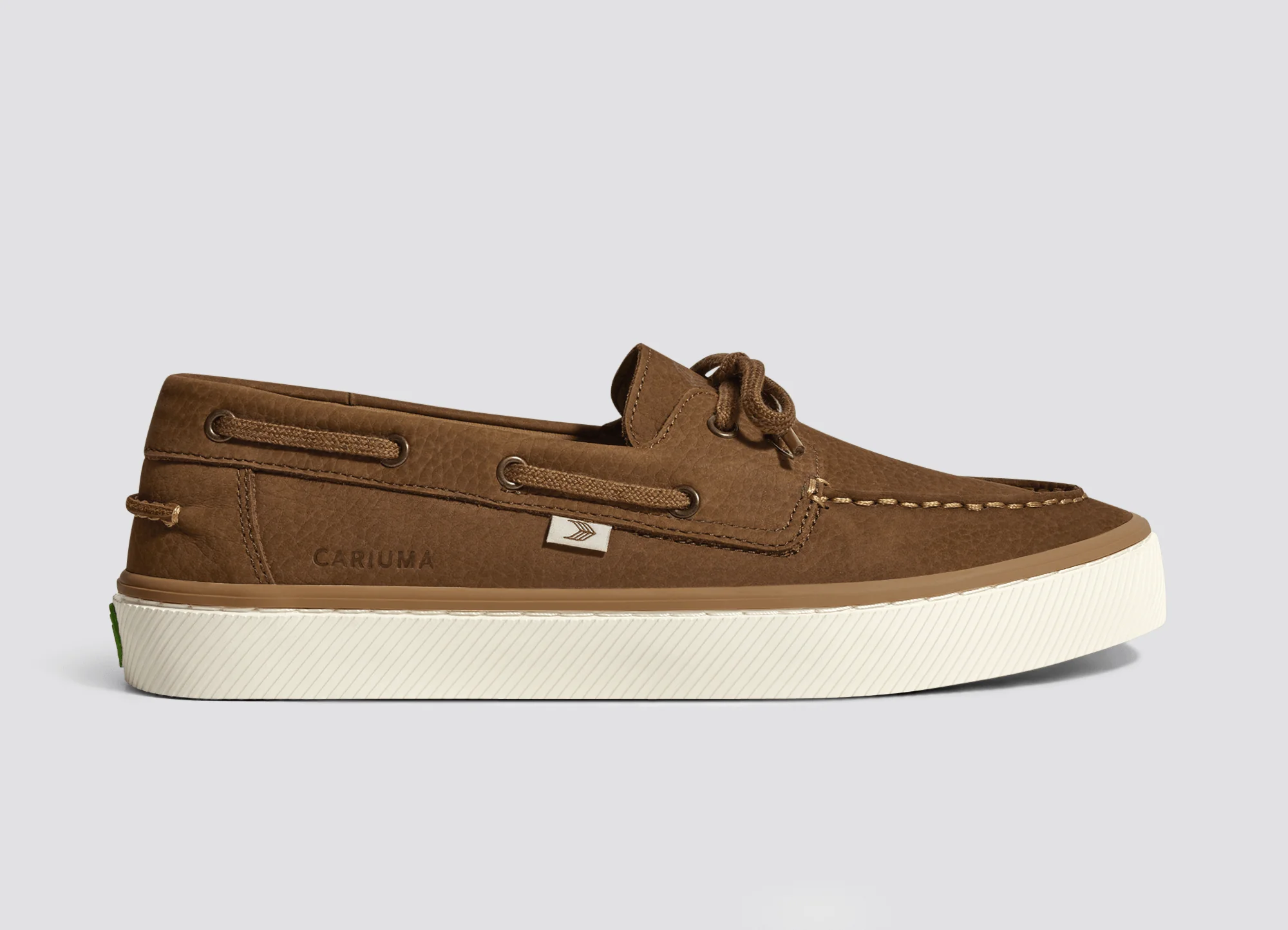 Maré Mocha Nubuck Boat Shoe - Image 4