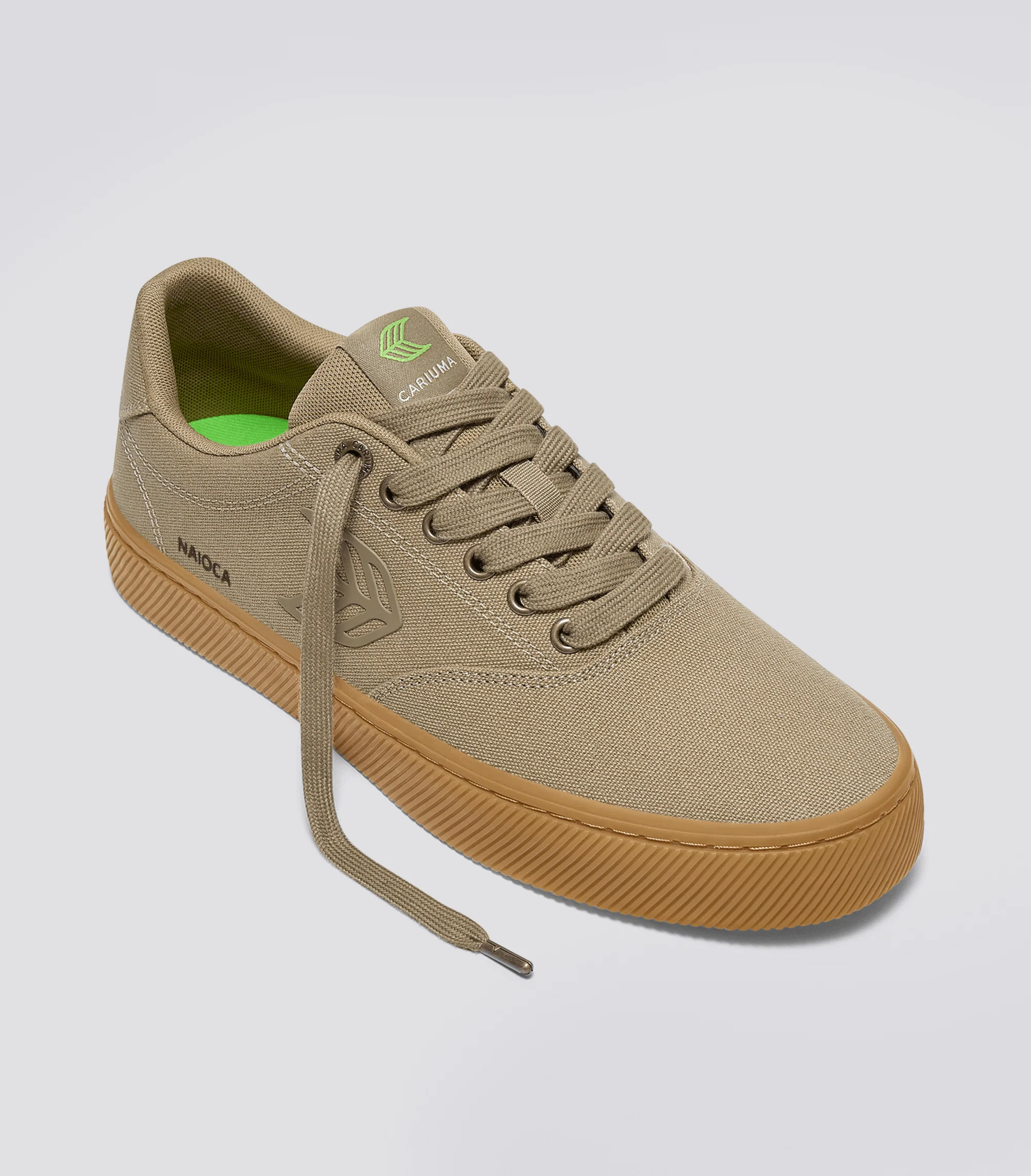NAIOCA Gum Burnt Sand Canvas Sneaker - Image 3
