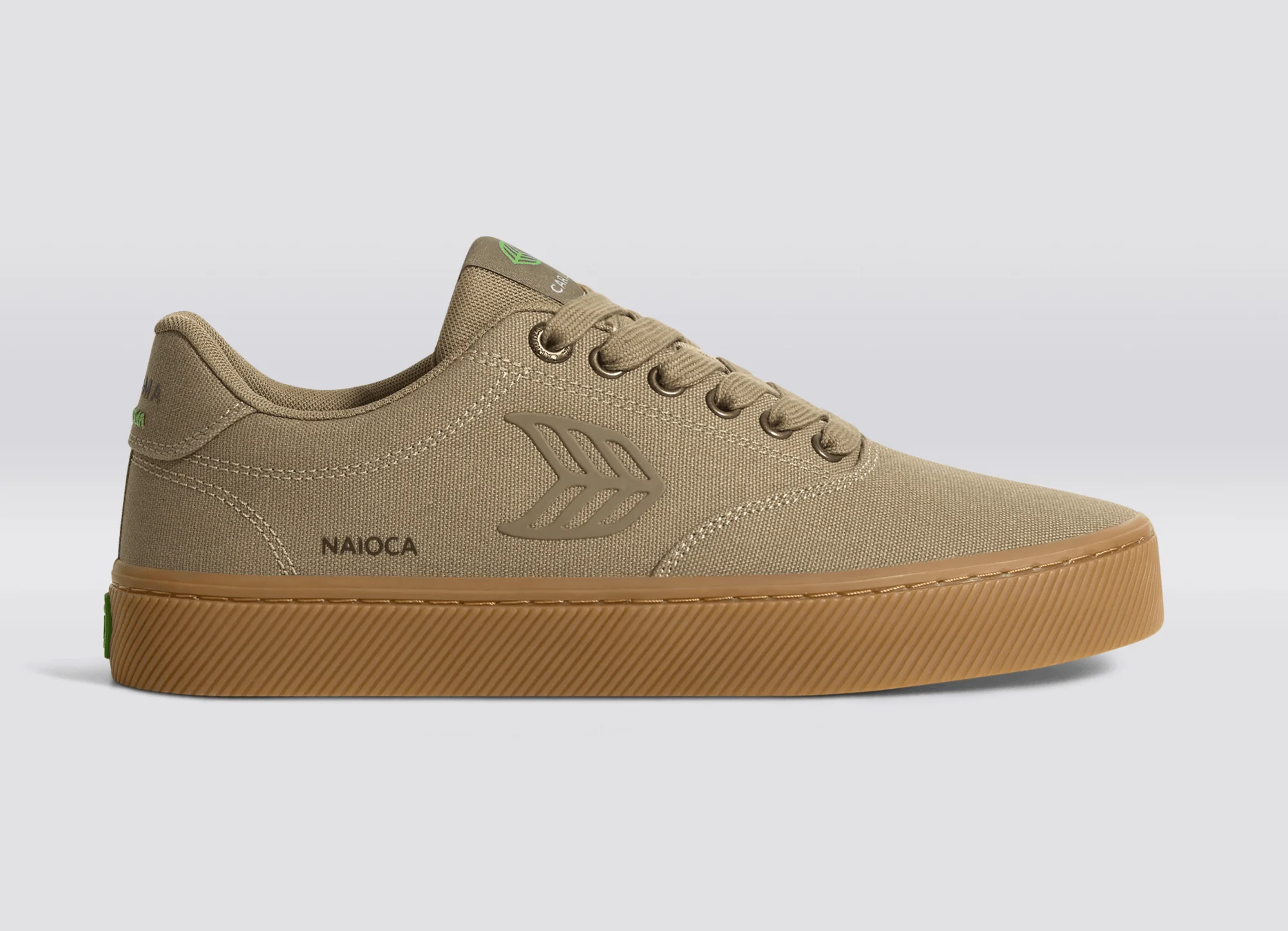 NAIOCA Gum Burnt Sand Canvas Sneaker - Image 4