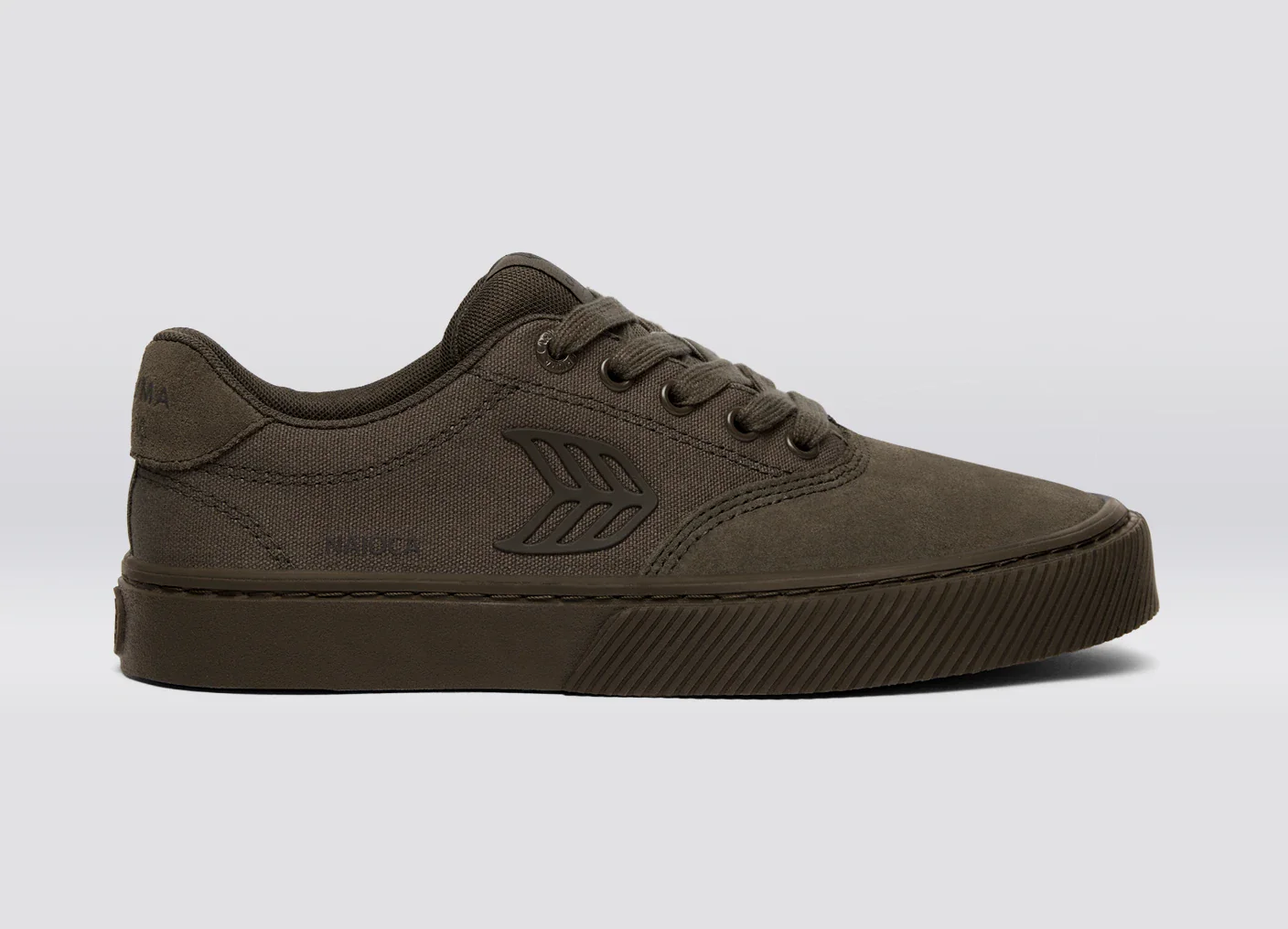 NAIOCA PRO All Teak Suede and Canvas Sneaker - Image 4