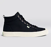 OCA High Black Canvas Sneaker - Image 11