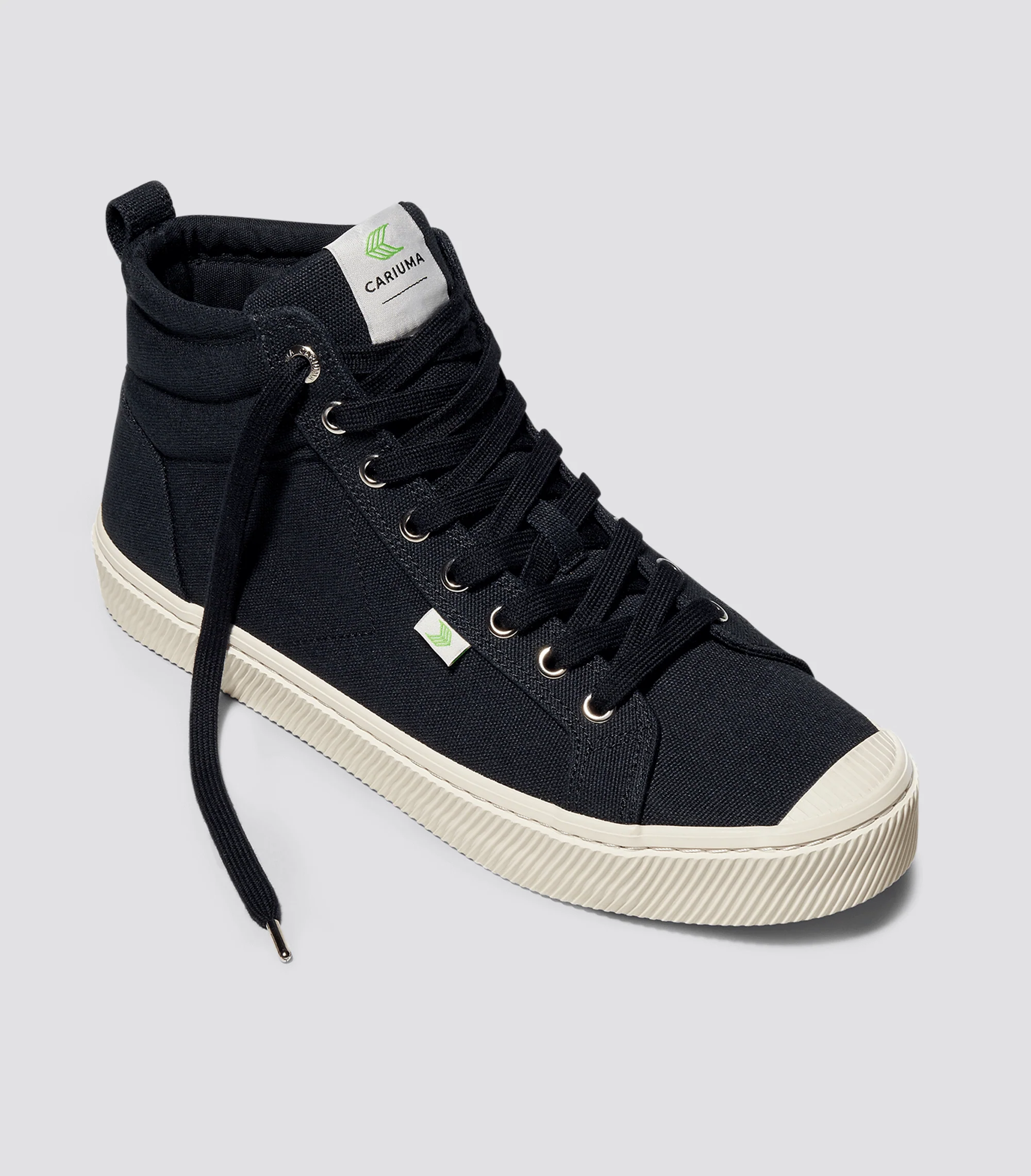 OCA High Black Canvas Sneaker - Image 3