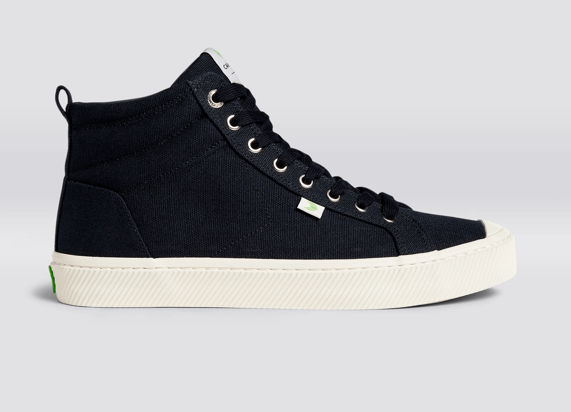 OCA High Black Canvas Sneaker - Image 4