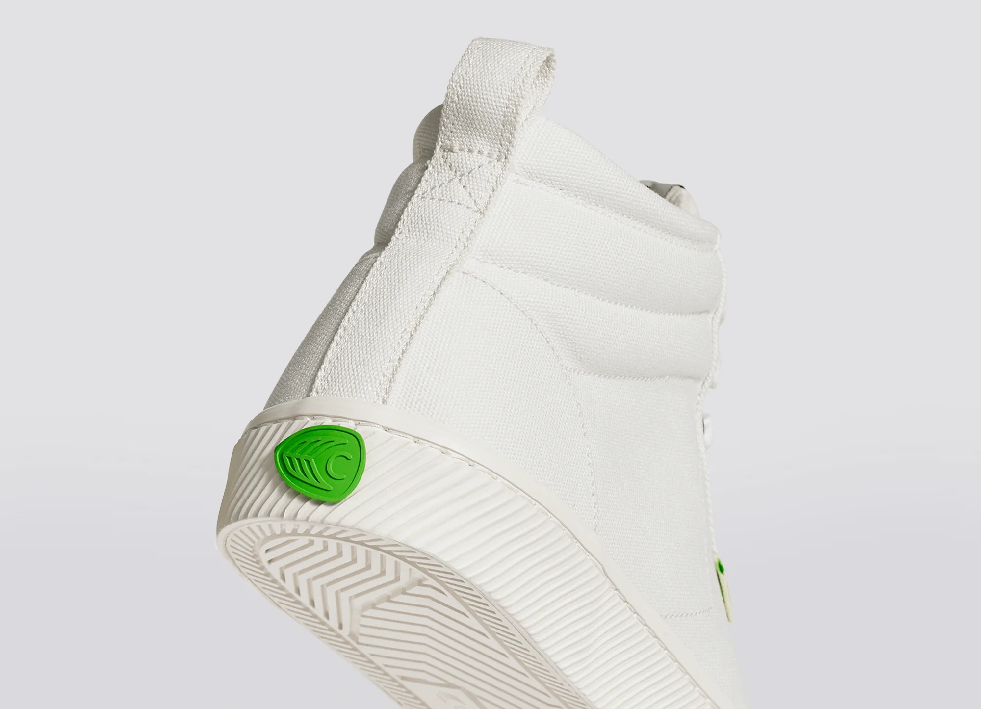 OCA High Off-White Canvas Sneaker - Image 8