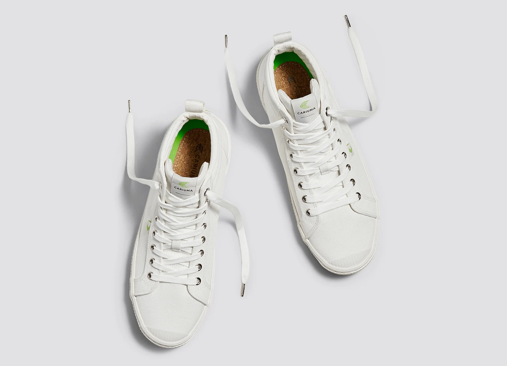 OCA High Off-White Canvas Sneaker - Image 9