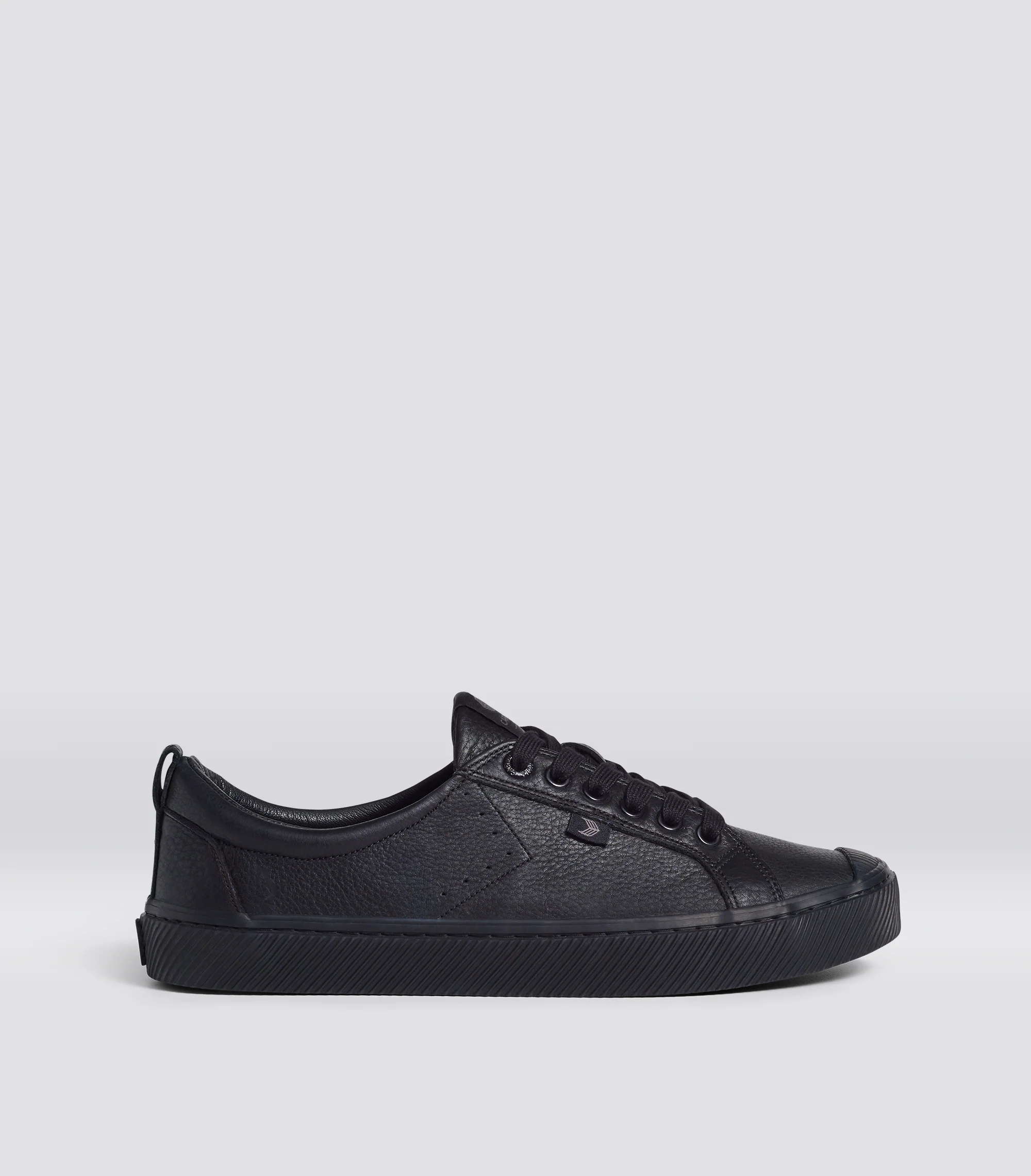 OCA Low All Black Premium Leather Sneaker