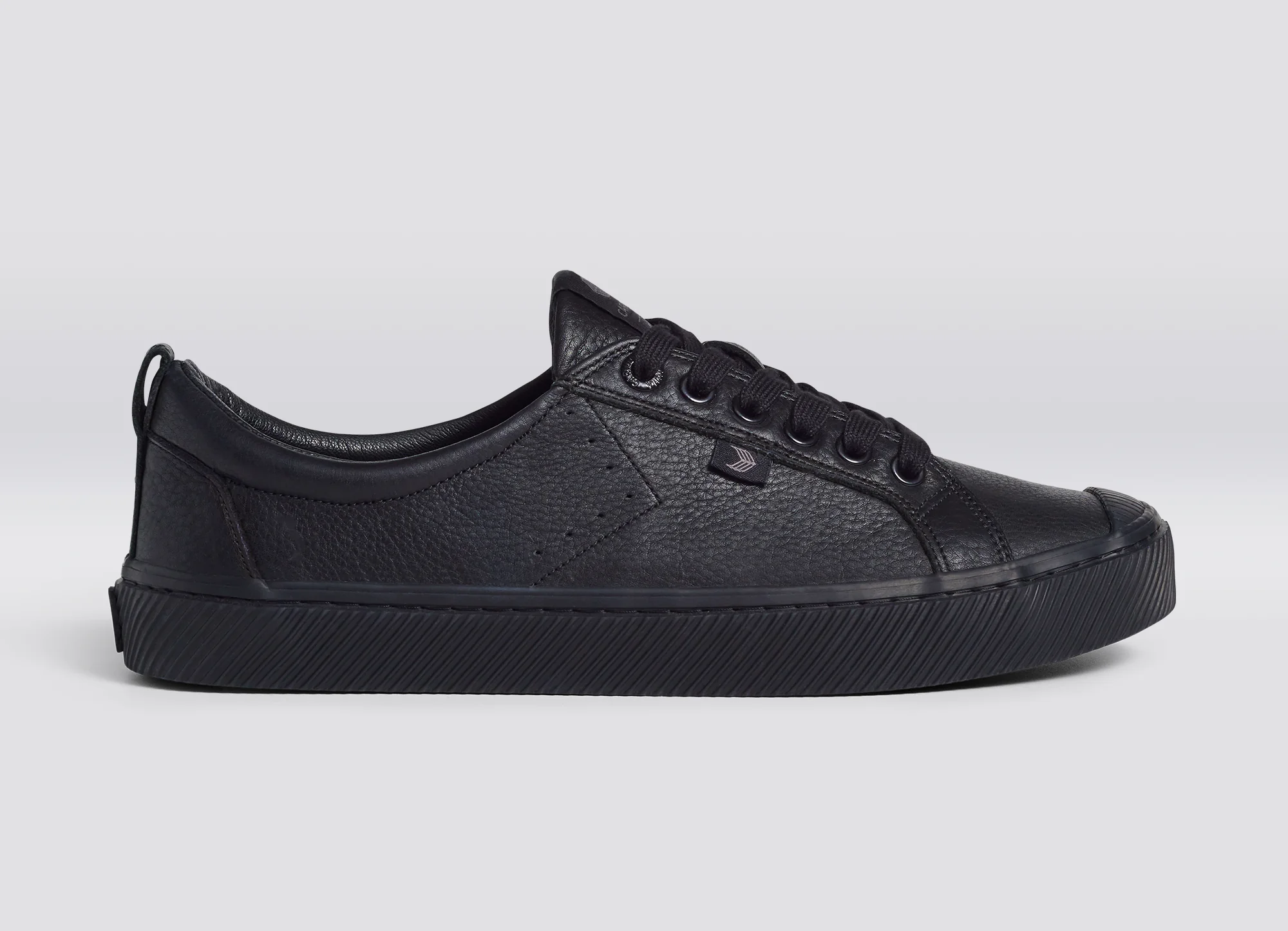 OCA Low All Black Premium Leather Sneaker - Image 4