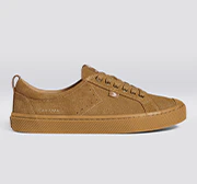 OCA Low All Camel Suede Sneaker - Image 10