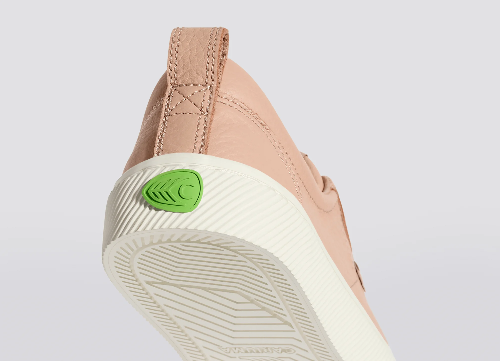 OCA Low Beige Premium Leather Sneaker - Image 8