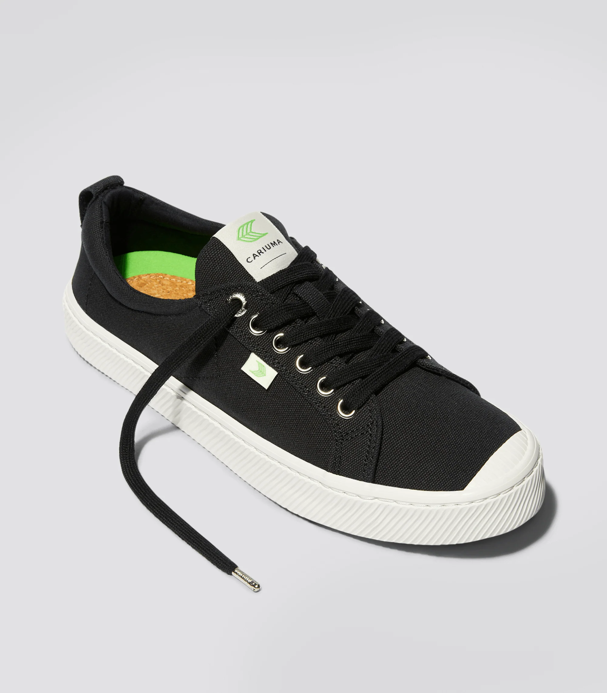 OCA Low Black Canvas Sneaker - Image 2
