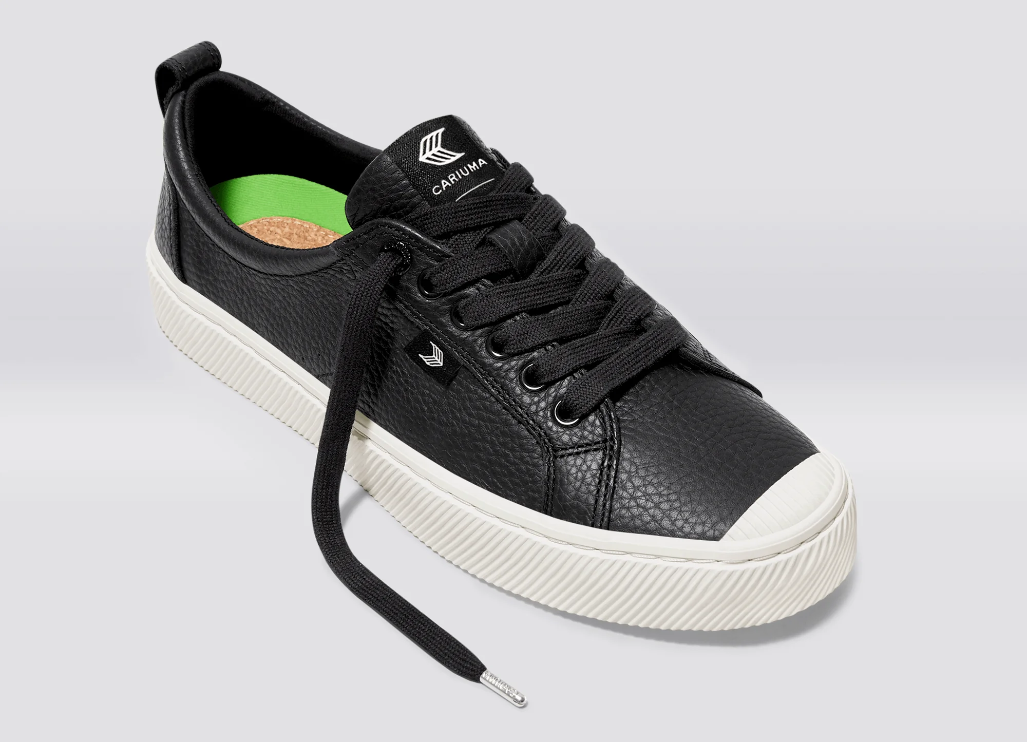 OCA Low Black Premium Leather Sneaker - Image 5