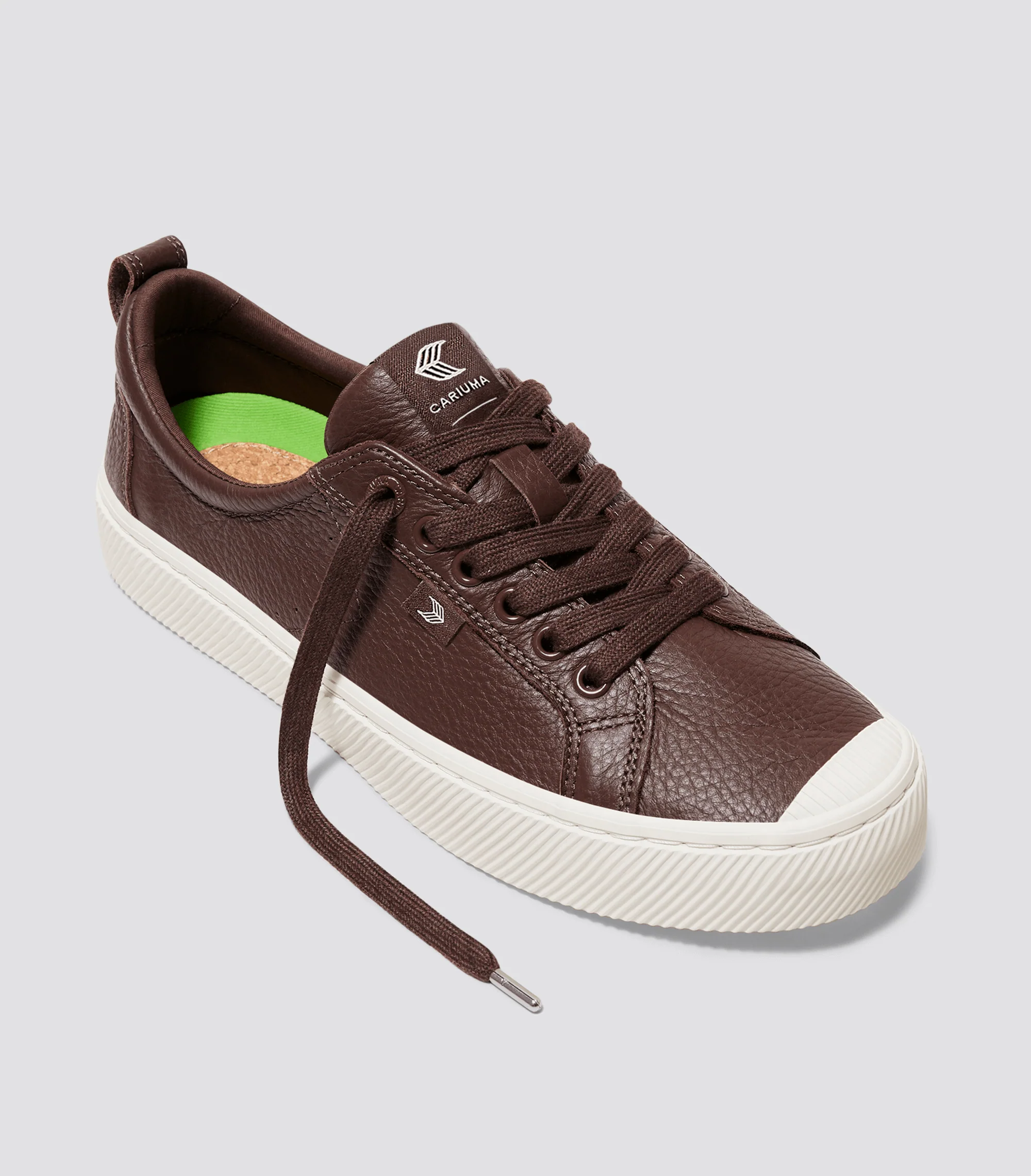 OCA Low Brown Premium Leather Sneaker - Image 2