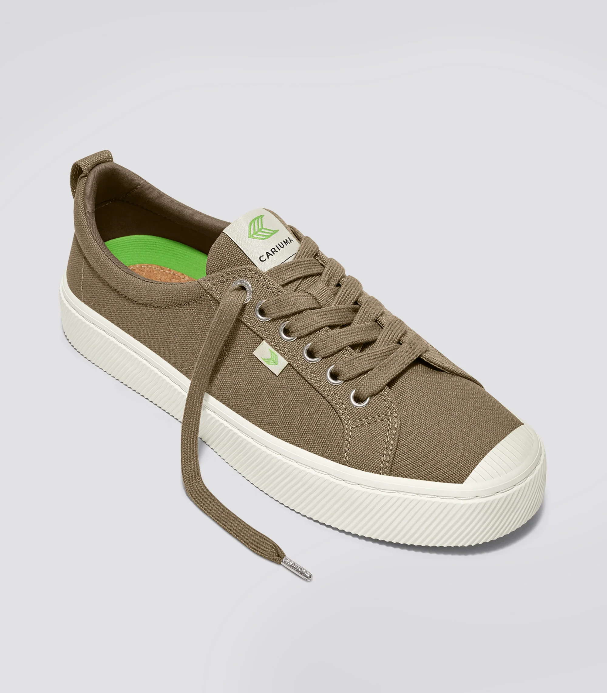 OCA Low Burnt Sand Canvas Sneaker - Image 3