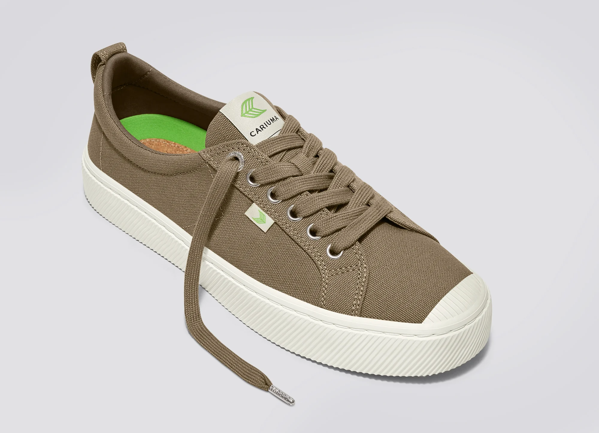 OCA Low Burnt Sand Canvas Sneaker - Image 5