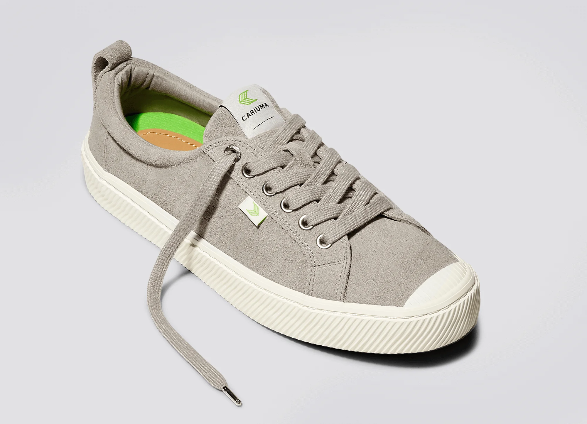 OCA Low Cloud Grey Suede Sneaker - Image 5