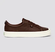 OCA Low Coffee Brown Premium Leather Sneaker - Image 11