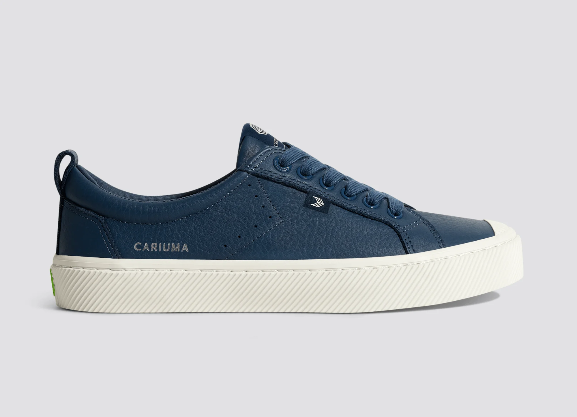 OCA Low Dark Denim Premium Leather Sneaker - Image 4
