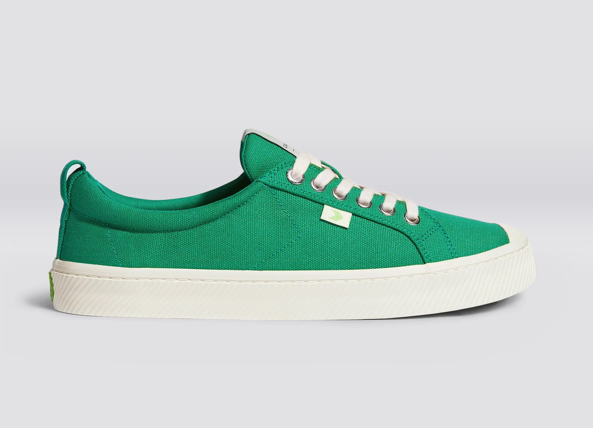 OCA Low Green Canvas Sneaker - Image 4