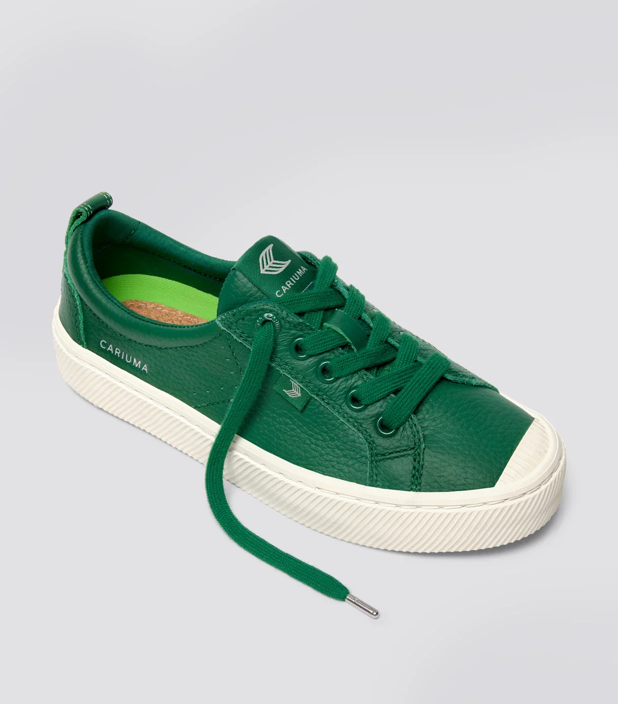 OCA Low Green Premium Leather Sneaker - Image 2