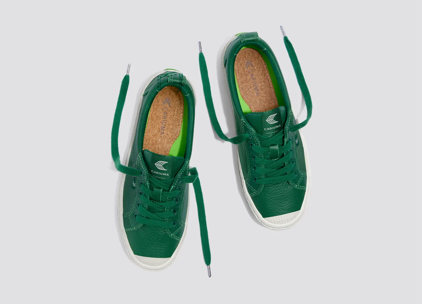 OCA Low Green Premium Leather Sneaker - Image 9