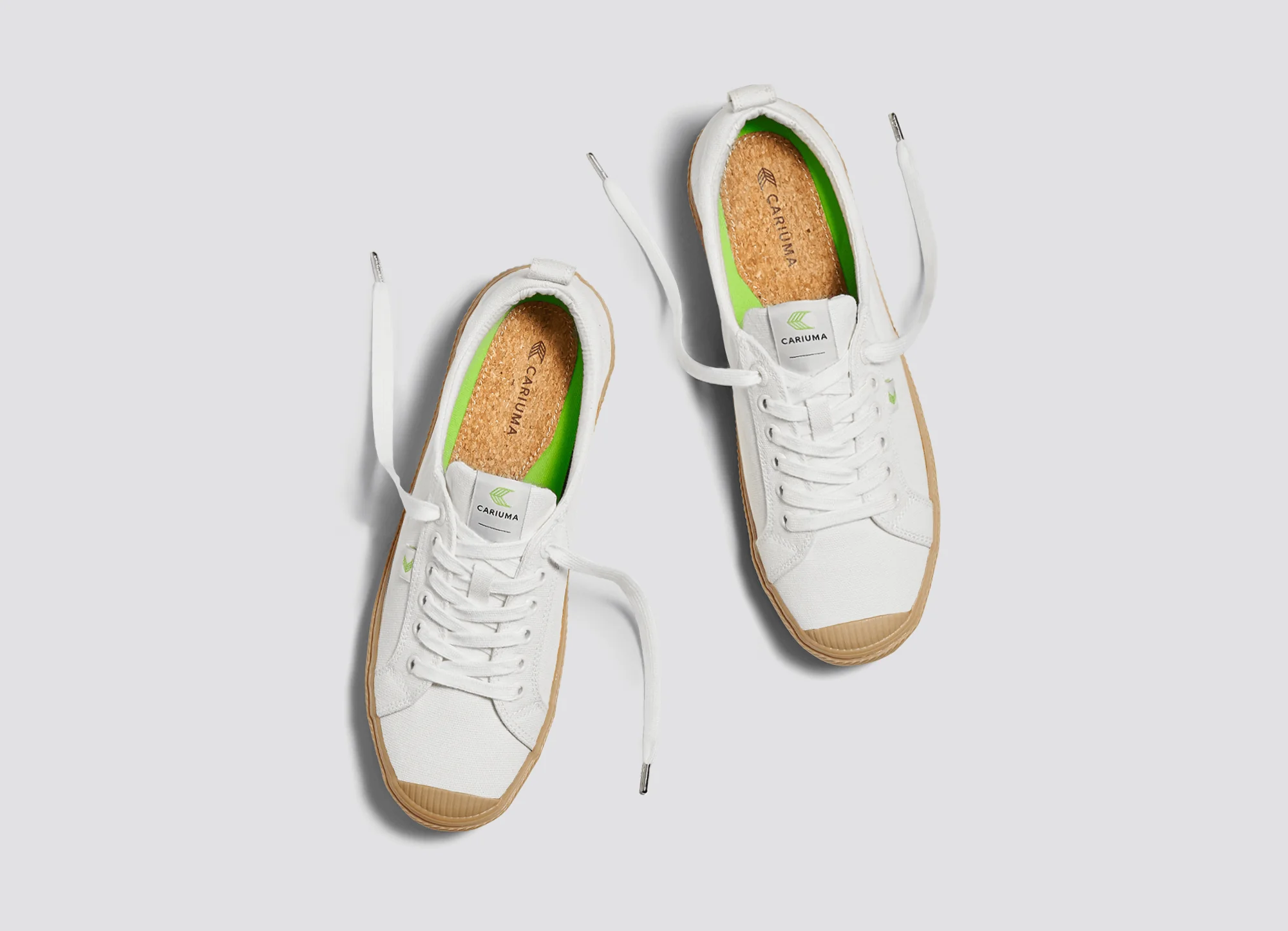 OCA Low Gum Off-White Canvas Sneaker - Image 9