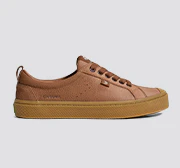 OCA Low Gum Sienna Brown Premium Leather Sneaker - Image 10
