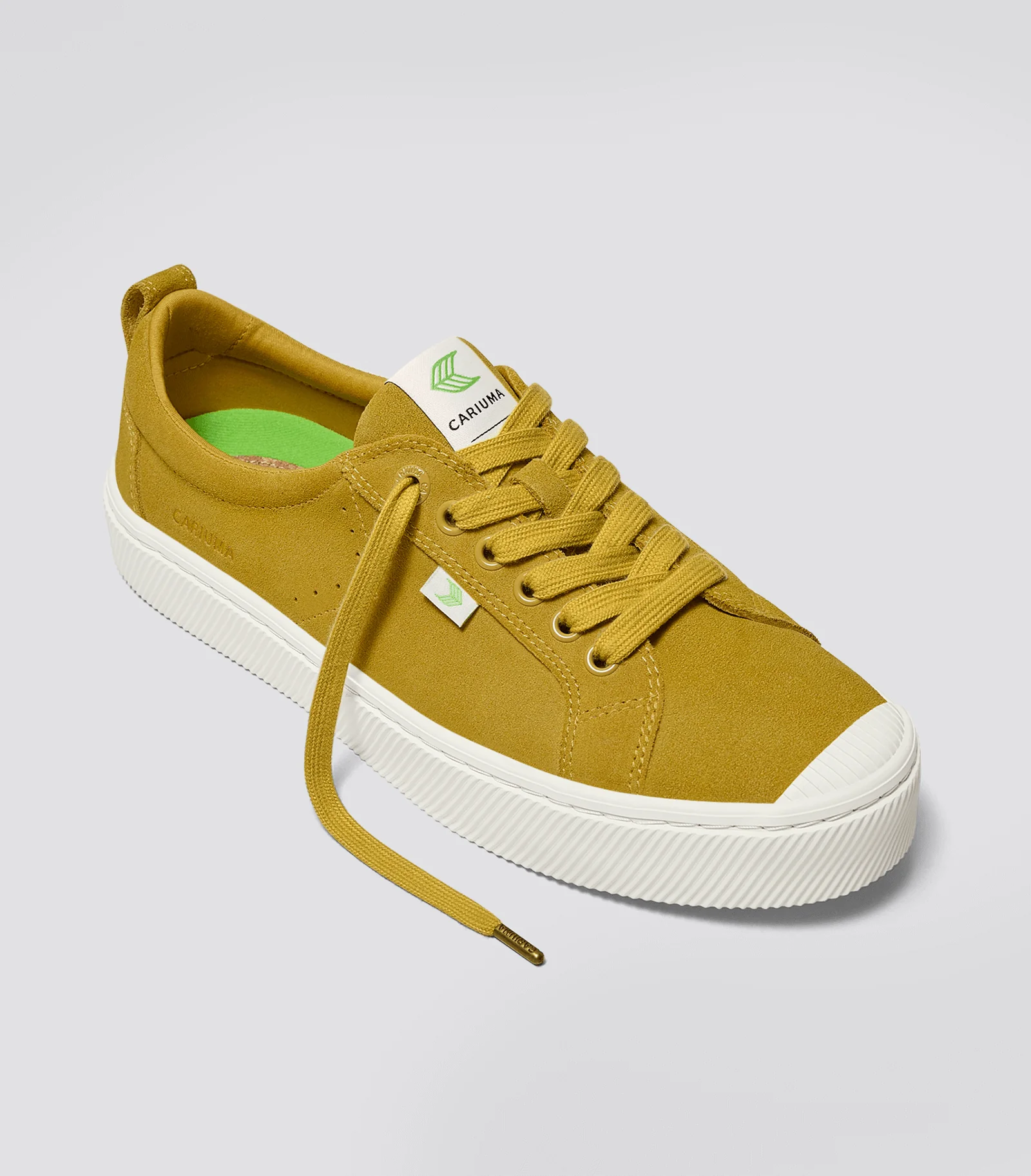OCA Low Lemon Curry Suede Sneaker - Image 2