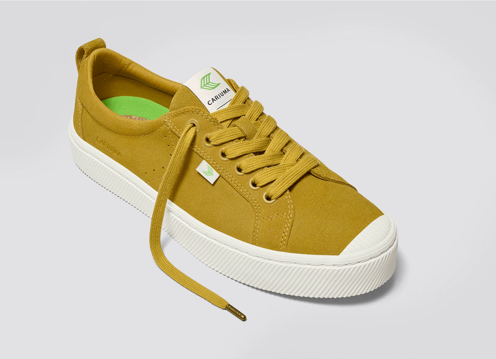 OCA Low Lemon Curry Suede Sneaker - Image 5