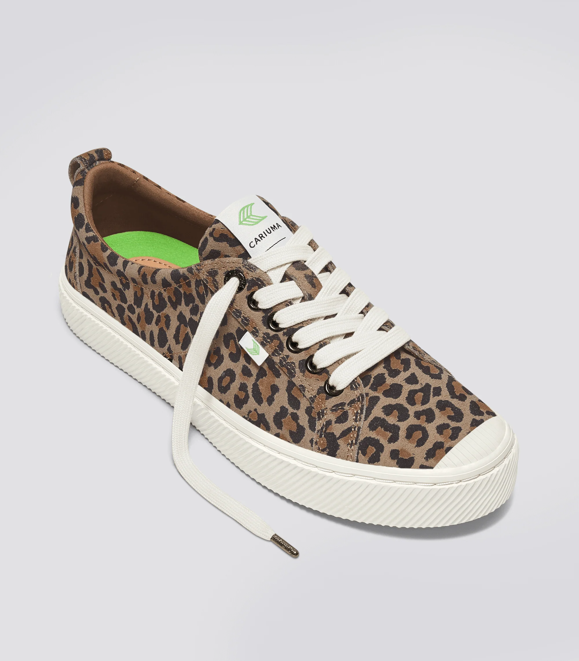 OCA Low Leopard Print 2 Suede Sneaker - Image 3