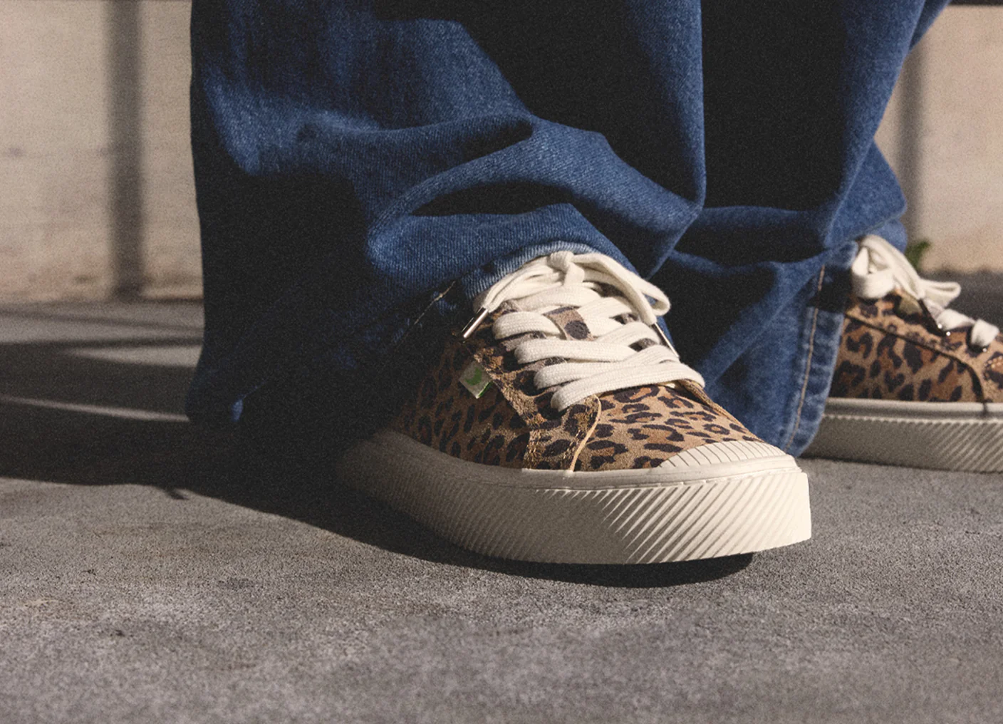 OCA Low Leopard Print 2 Suede Sneaker - Image 6