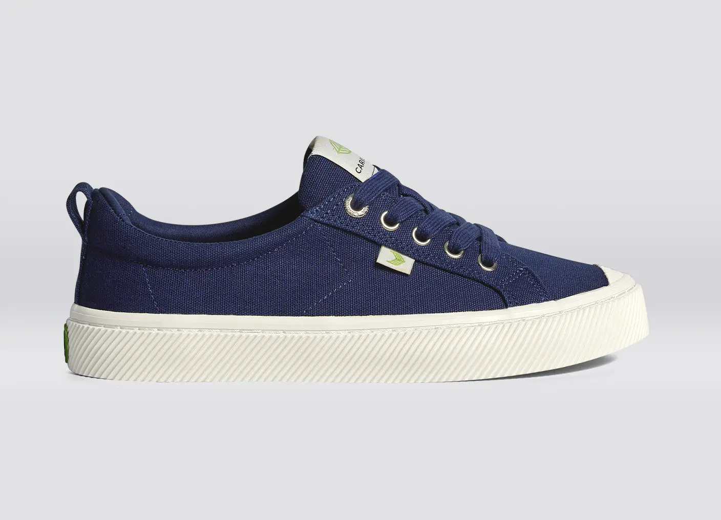 OCA Low Marine Blue Canvas Sneaker - Image 4