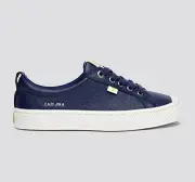 OCA Low Marine Blue Premium Leather Sneaker - Image 11