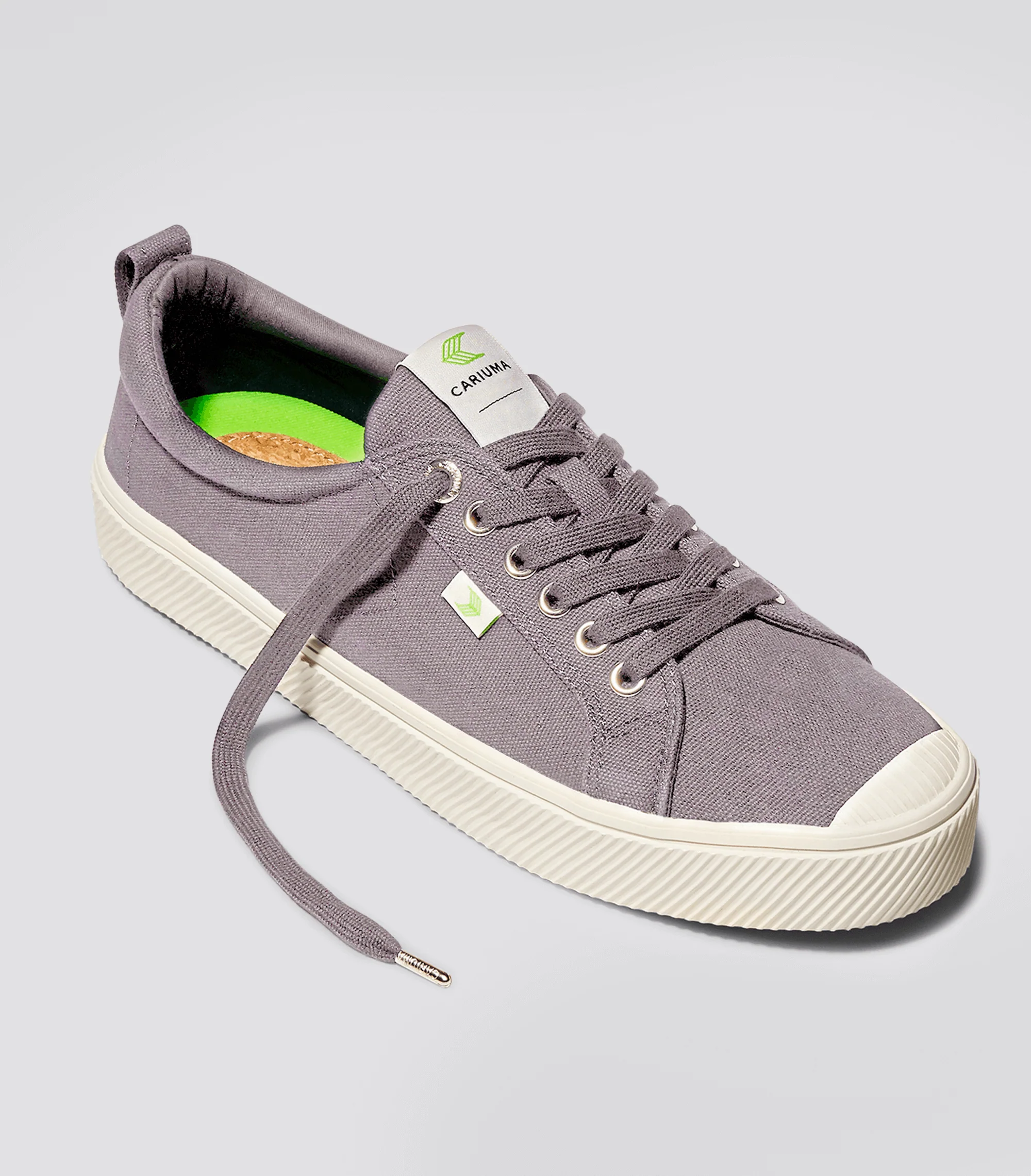 OCA Low Mystic Grey Canvas Sneaker - Image 2
