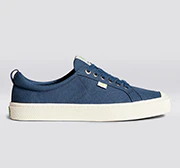 OCA Low Shadow Blue Canvas Sneaker - Image 11
