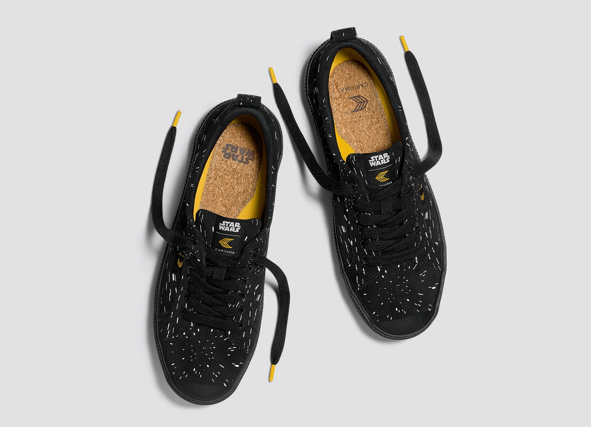 Oca Low Star Wars Collab Light Speed All Black Suede Sneaker - Image 8