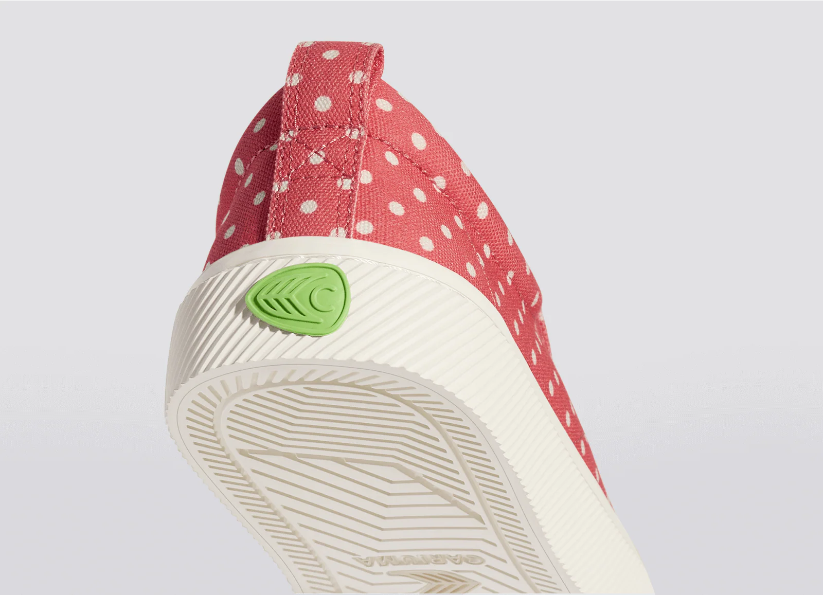 OCA Low Watermelon Canvas White Polka Dots Sneaker - Image 8