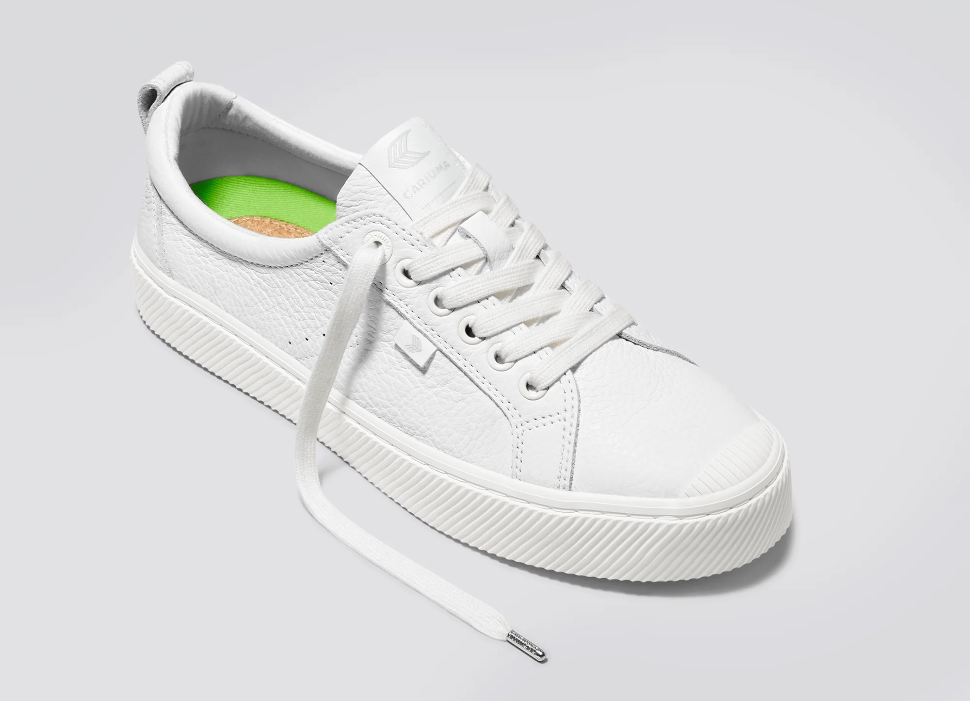 OCA Low White Premium Leather Sneaker - Image 5