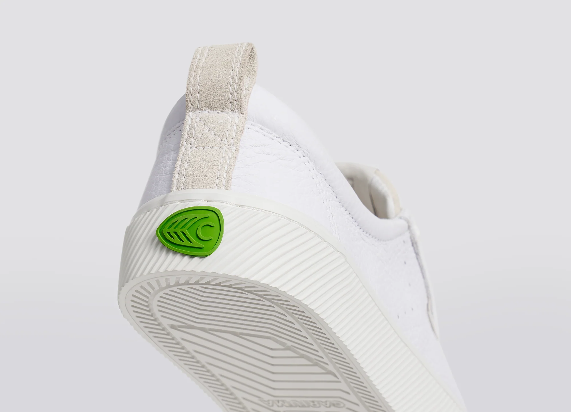 OCA Low White Premium Leather Vintage White Suede Sneaker - Image 8