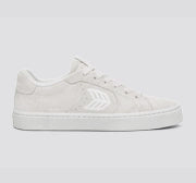 SALVAS All Smoke White Suede Sneaker - Image 10