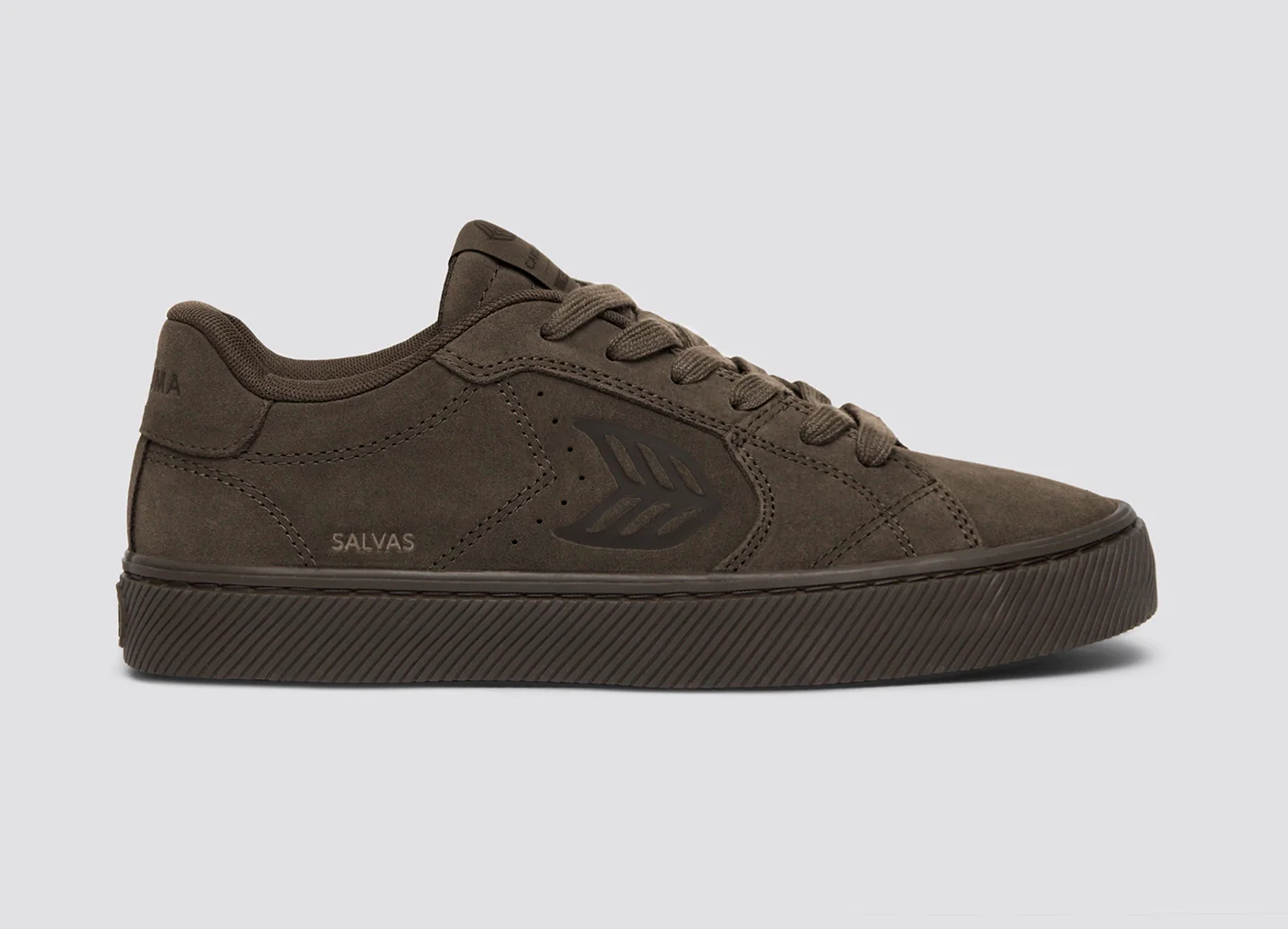 SALVAS All Teak Suede Sneaker - Image 4