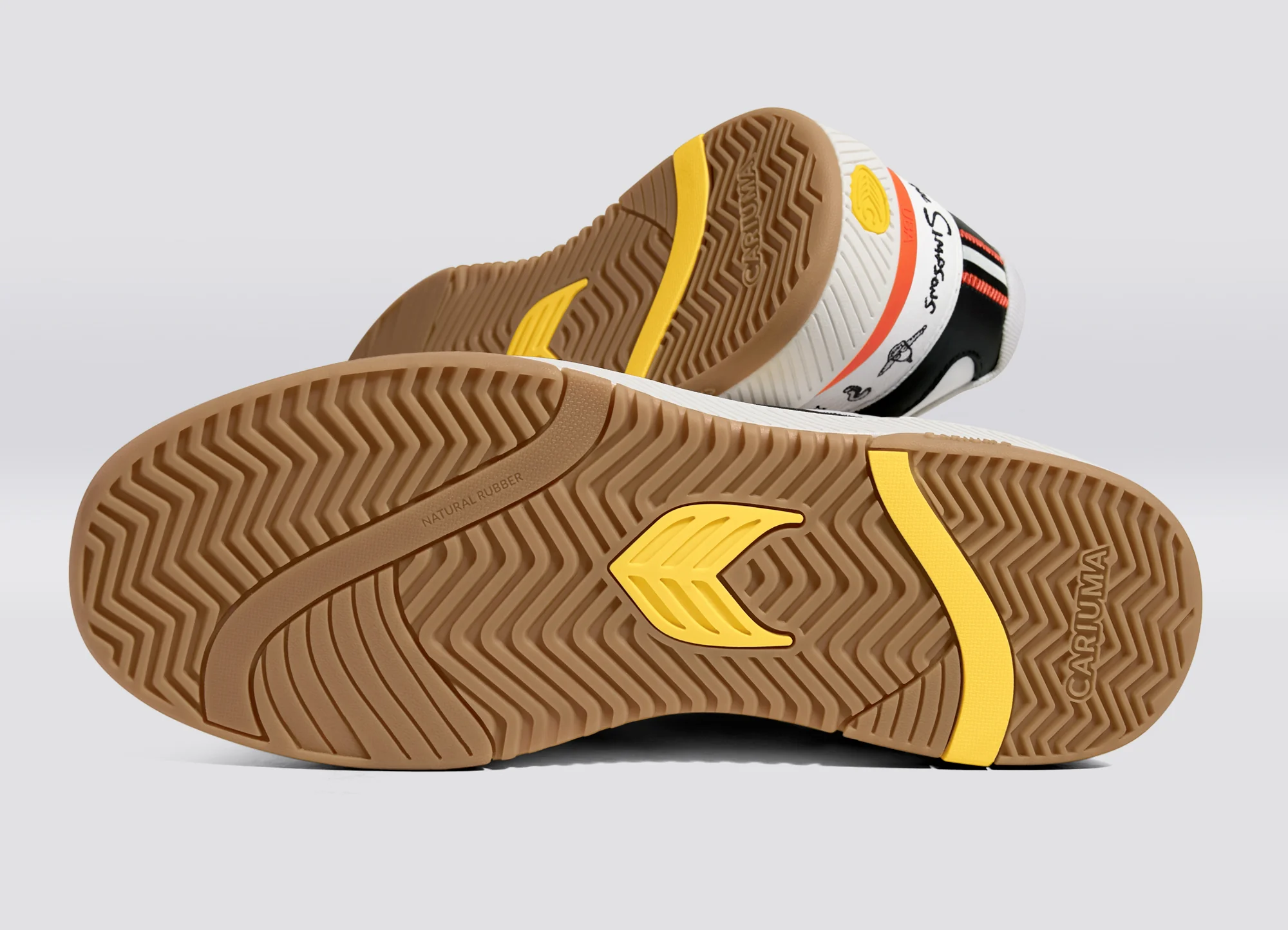 Simpsons UBA White Leather Bart Skateboard Sneaker - Image 6
