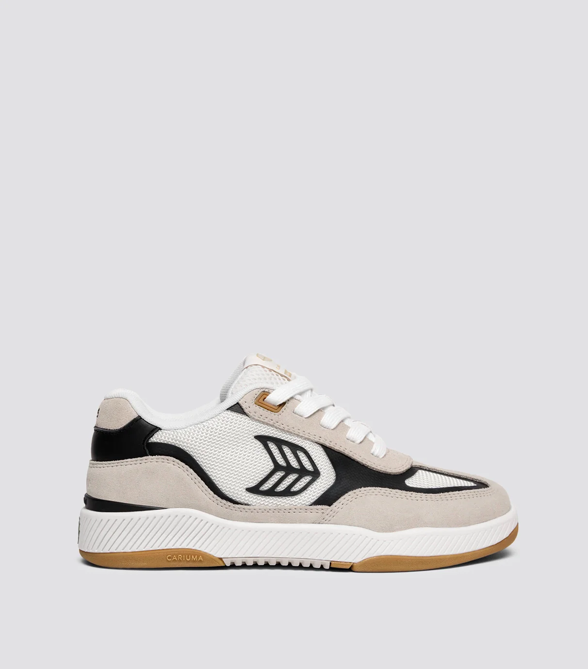 Skategoat C25 PRO Off-White Mesh Light Cream Suede Black Accents Sneaker