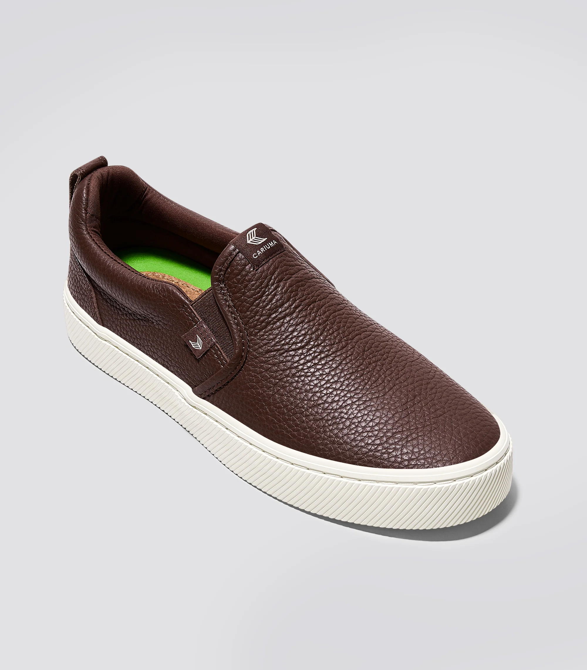 SLIP-ON Brown Premium Leather Sneaker - Image 2